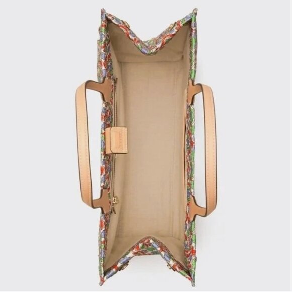 Tory Burch Ella Floral Quilt Tote Legacy Paisley NWT - Picture 3 of 8